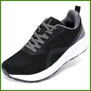 Wide Toe Box Athletic Shoes with Rubber Outsole and EVA Midsole